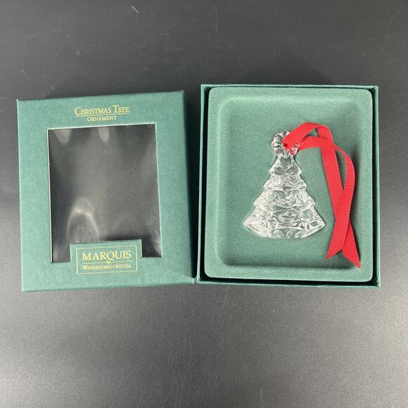 Waterford Crystal Christmas Tree Ornament Made in Germany 2.5" - Picture 1 of 12